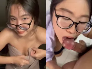 Nữ học sinh mút thằng nhỏ đá trứng cút điêu luyện